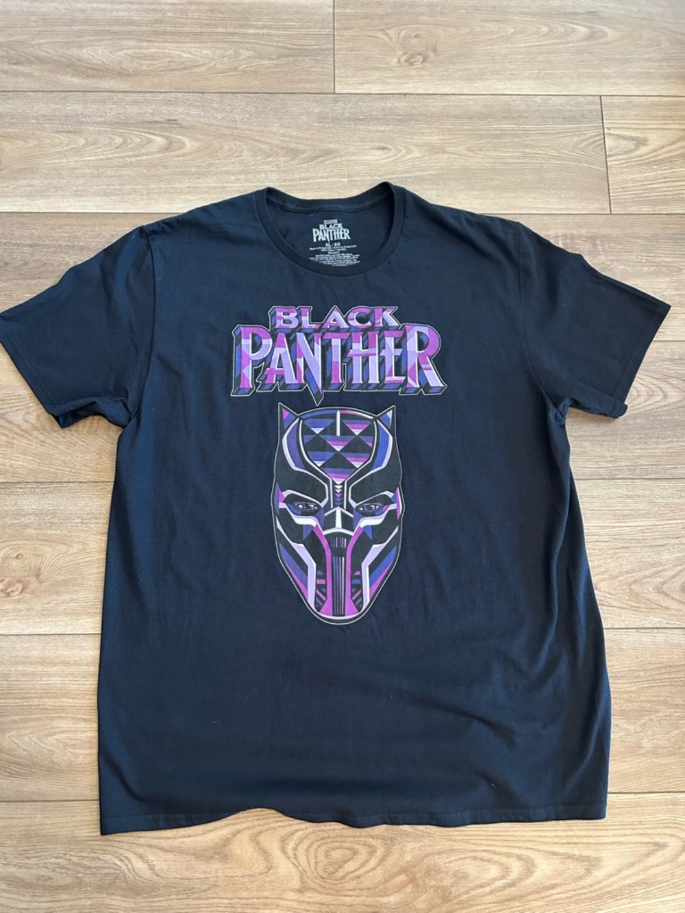 Marvel Black Panther Graphic T Shirt XL Wakanda Mask Tee